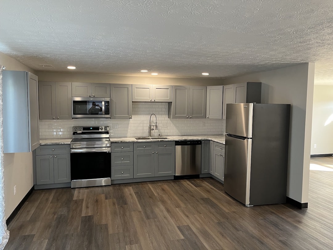 kitchen with stainless appliances